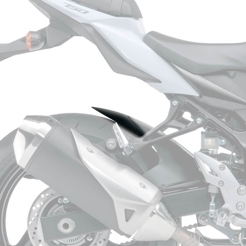 Pyramid Hugger Extension | Matte Black | Suzuki GSR 750 2011>2016