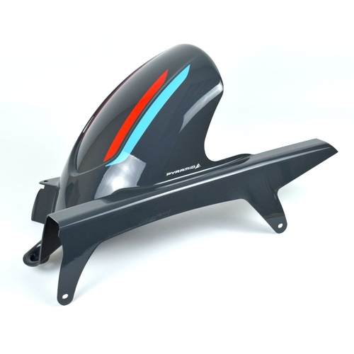 Pyramid Hugger | Storm Fluo/Cyan Storm Colours | Yamaha MT-09 2021>2023