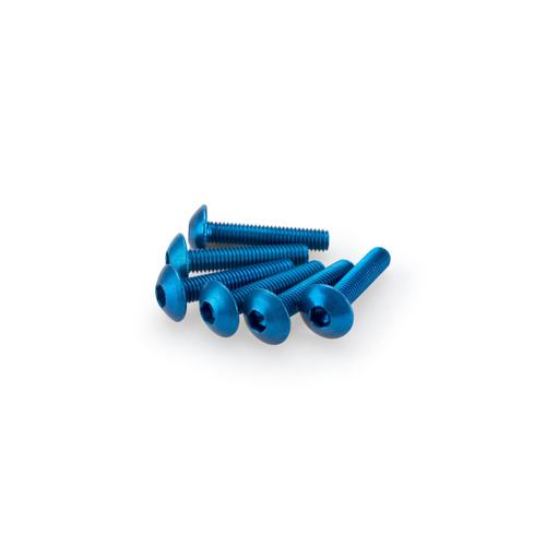 Puig Blister 6 Locknut M6 (Blue)