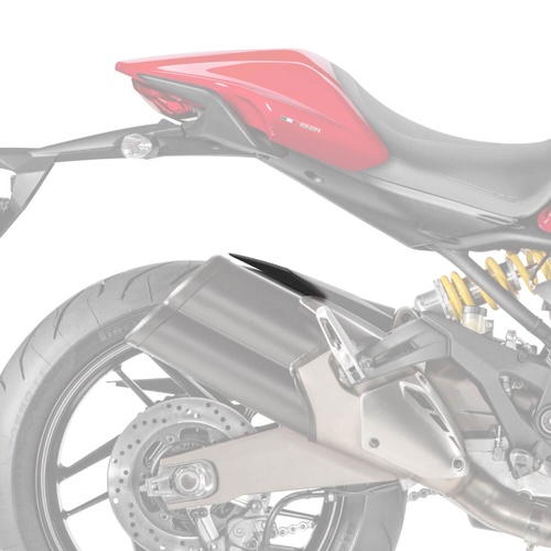 Pyramid Hugger Extension | Matte Black | Ducati Monster 821 2014>2020