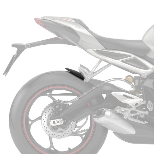 Pyramid Hugger Extension | Matte Black | Triumph Street Triple 765 R 2017>Current