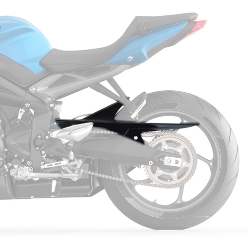 Pyramid Hugger | Gloss Black | Triumph Street Triple 675 2013>2017