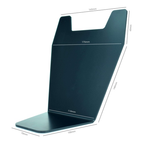 Pyramid Splash Plate | Matte Black Universal Fit