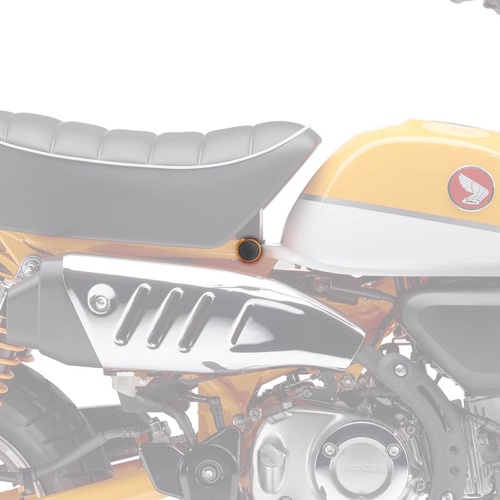 Pyramid Frame End Caps | Matte Black | Honda Monkey 125 2018>Current