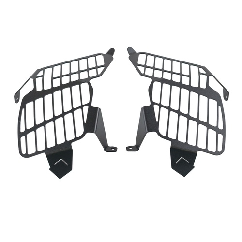 Pyramid Headlight Guards | Matte Black | Yamaha Tracer 9 inc GT 2025>Current