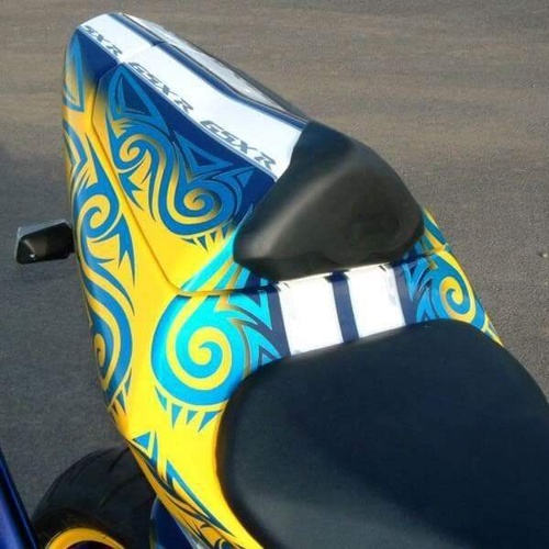 Pyramid Seat Pad | Black | Suzuki GSX-R600 2004>2005