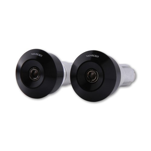 HIGHSIDER DOT HANDLEBAR ENDS, BLK
