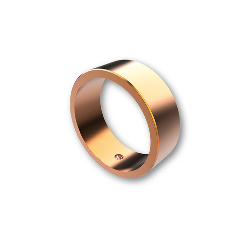 HIGHSIDER COLOUR RING HANDLEBAR ENDS, GLD