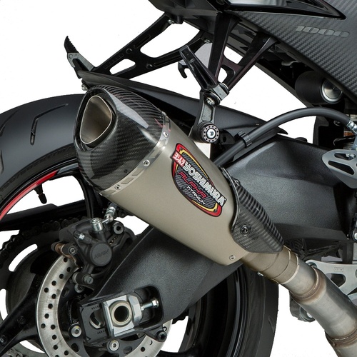 Yoshimura GSX-R1000 12-16 ALPHA T Slip-On Titanium Exhaust, w/ Titanium Muffler