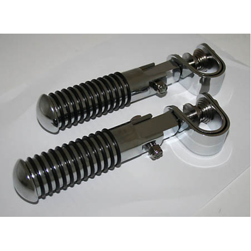 HIGHSIDER CHROME FOOTPEGS, CLAMP