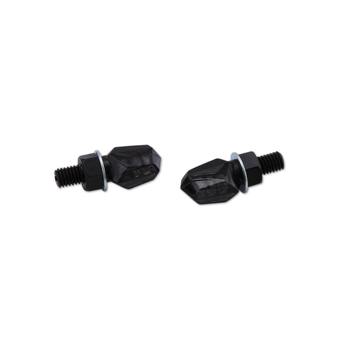 HIGHSIDER LED INDICATOR TINY SMK LENS, BLK