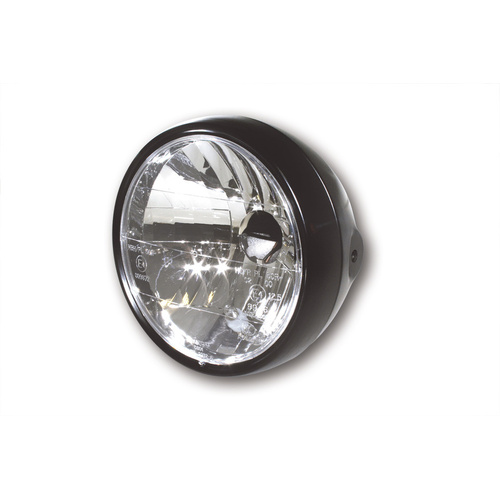 HIGHSIDER HEADLAMP, 6 1/2 SIDE MOU, MBL/MBL