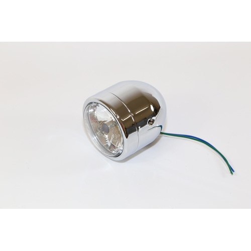 HIGHSIDER HEADLAMP CHROMED 90MM H4 SM E