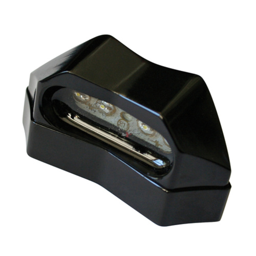 HIGHSIDER LED LICENSE LIGHT ALU BLK E