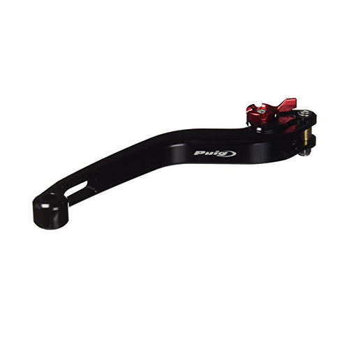 Puig 3.0 Unfoldable Brake Lever, Black With Red Adjuster