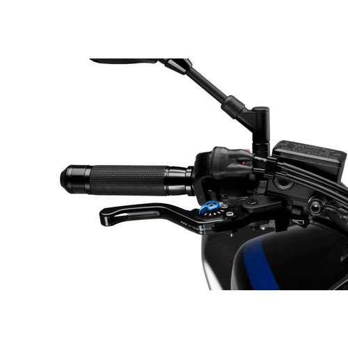 Puig 3.0 Short Brake Lever (Black With Blue Adjuster)