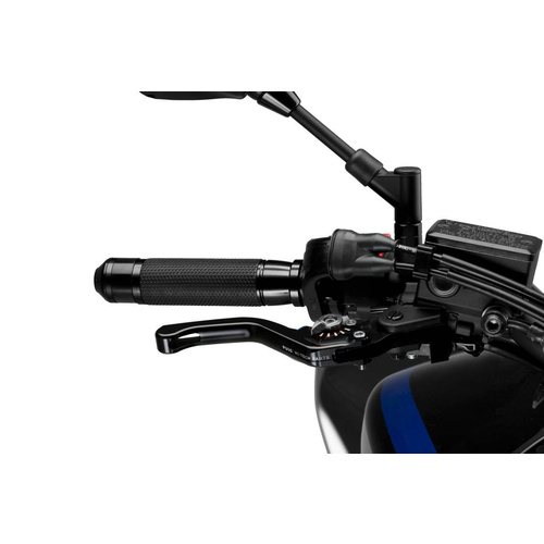 Puig Short 3.0 Brake Lever (Black with Silver Adjuster)