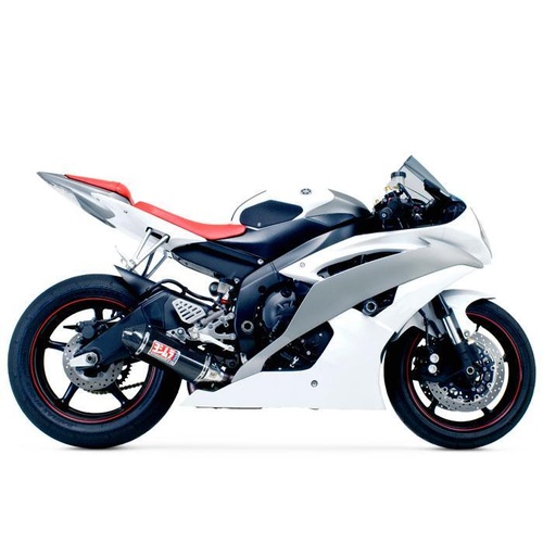 Yoshimura YZF-R6V 06-16 TRC Stainless Slip-On Exhaust, w/ Carbon Fiber Muffler
