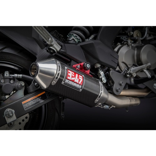 Yoshimura Z125 PRO (BR125) 17-24 Race RS-2 Stainless Full Exhaust, w/ Carbon Fiber Muffler