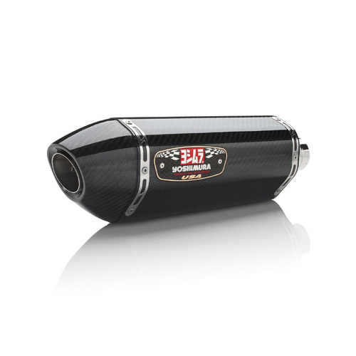 Yoshimura ZX-10R 11-15 R-77 Stainless Slip-On Exhaust, w/ Carbon Fiber Muffler
