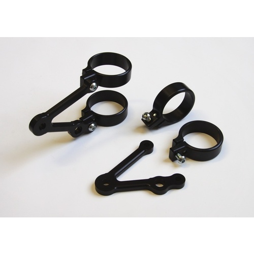 LSL Headlight Brackets (Short), With Clamps And Indicator Mount