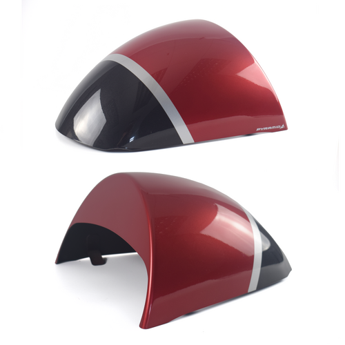 Pyramid Seat Cowl | Carnival Red & Storm Grey | Triumph Speed 400 2024>Current
