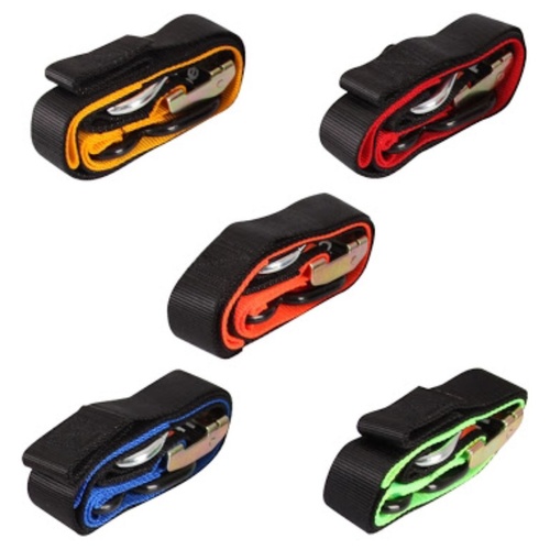 KustomMX Tie Downs 38mm With Snap Hook