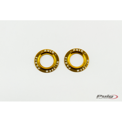 Puig Kit Rings Anodized Front Fork Protector C/Gold