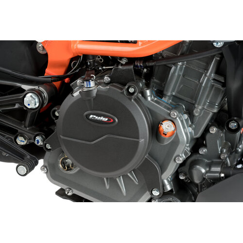 Puig Engine Protective Cover to Suit KTM 390 Duke/RC (Black)