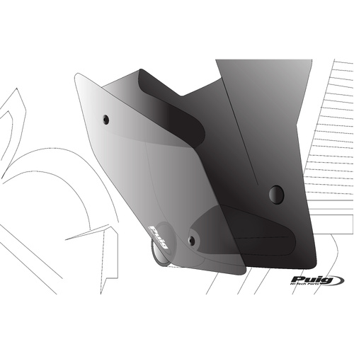 Puig Kit Of Wings For Kawasaki Z650 20' (Black)