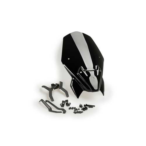 Puig New Generation Touring Screen To Suit F900R 20'- + Supports C/Blac