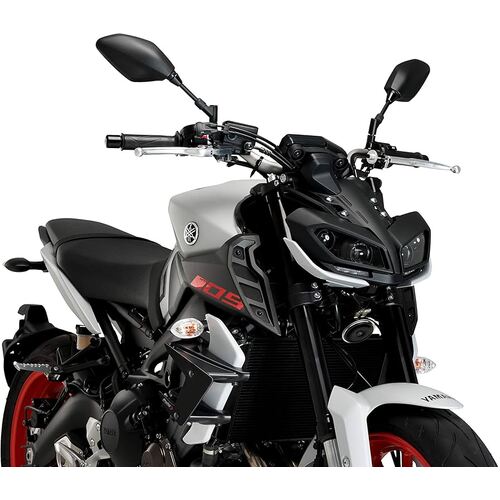 Puig Downforce Naked Side Spoilers To Suit Yamaha MT-09/SP (2017 - 2020) - Black