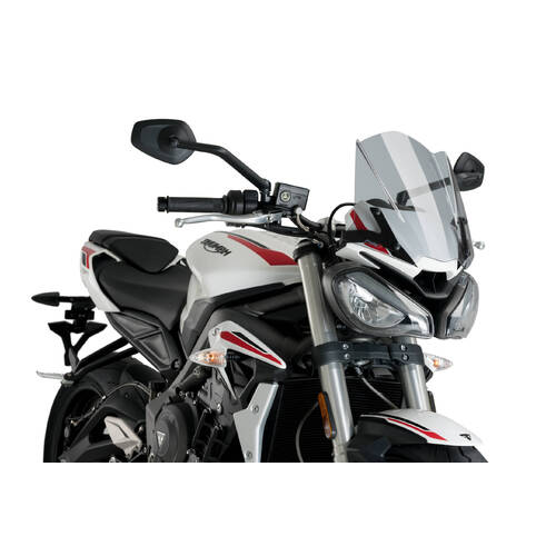 Puig New Generation Sport Screen To Suit Triumph Street Triple (2020 - 2022) - Smoke