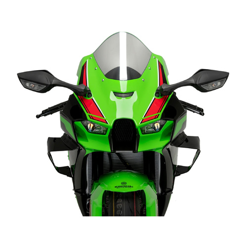 Puig Downforce Race Side Spoilers To Suit Kawasaki ZX-10R/RR (2021 - Onwards) - Black
