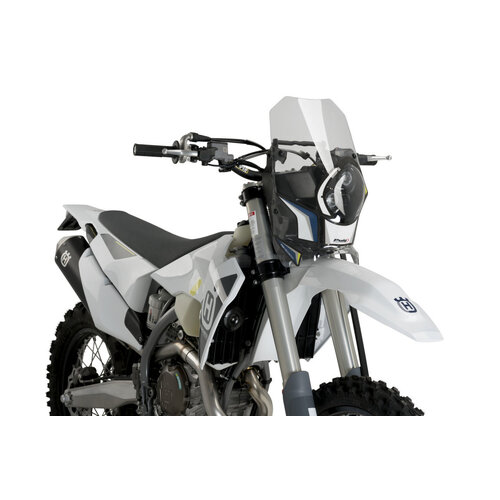Puig Semi-Fairing Rally To Suit Husqvarna FE/TE Models (Clear)