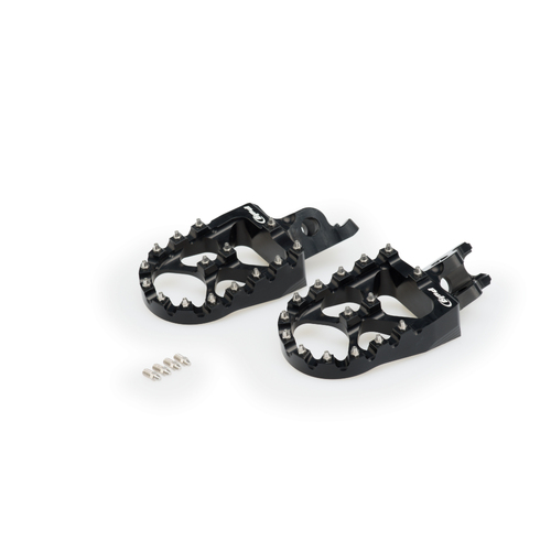 Puig Footpegs Hi-Tech Off-Road Kawasaki (Black)