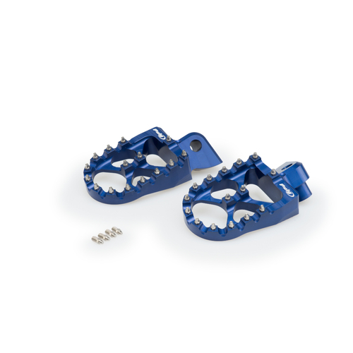 Puig Footpegs Hi-Tech Off-Road Yamaha (Blue)