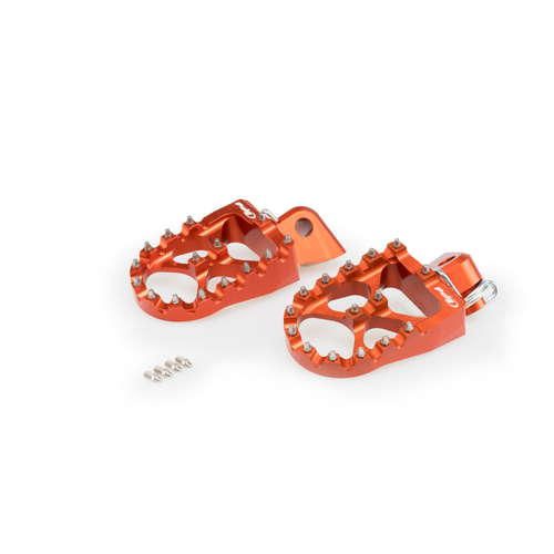 Puig Footpegs Hi-Tech Off-Road KTM (Orange)