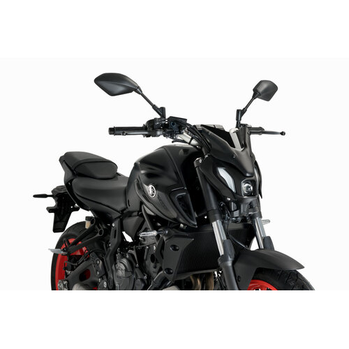 Puig New Generation Sport Plus Screen To Suit Yamaha MT-07 (2021 - Onwards) - Black