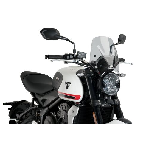 Puig New Generation Sport Screen To Suit Triumph Trident 660 2021 - Onwards (Light Smoke)