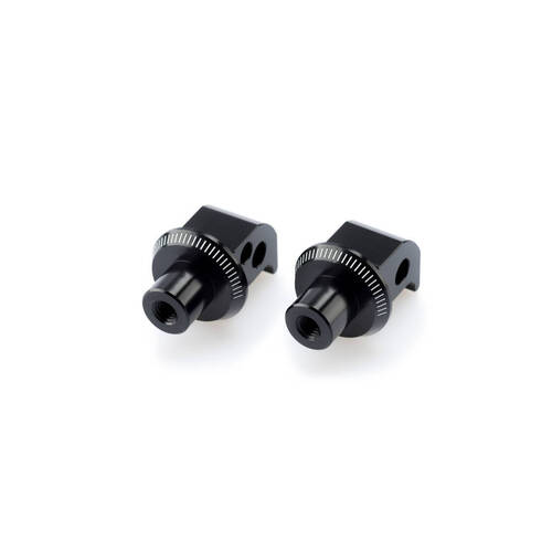 Puig Adjustable Footpeg Adaptor Kit To Suit Yamaha MT-09/SP/Tracer/GT 2021 - Onwards (Black)