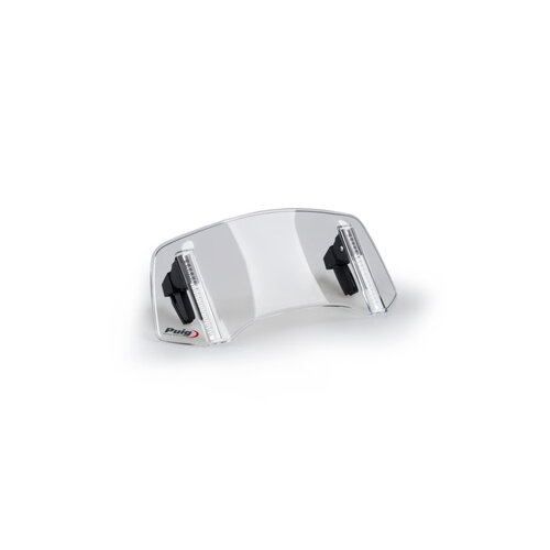 Puig Multi-Adjustable Visor 2.0 Clip-On Version 300mm x 130mm (Dark Smoke)