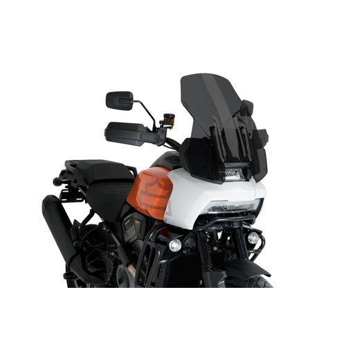 Puig Touring Screen To Suit Harley Davidson Pan America RA1250 (2021 - Onwards) - Dark Smoke