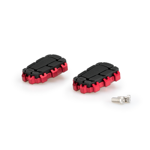 Puig Footpegs Hi-Tech Enduro 2.0. Rig/Left (Red)