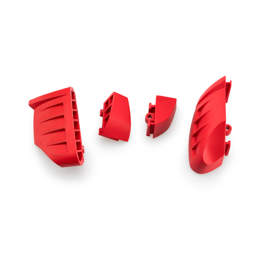 Puig Rubber Ends By Pair Fr.Sliders Pro 2.0. (Red)