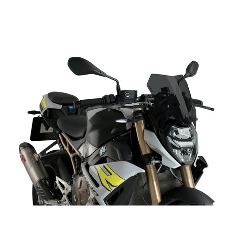 Puig New Generation Sport Screen To Suit BMW S 1000 R (2021 - Onwards) - Dark Smoke