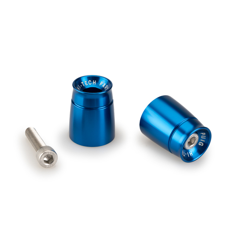 Puig Bar End Aluminum Mod.Sport Kawasaki (Blue)