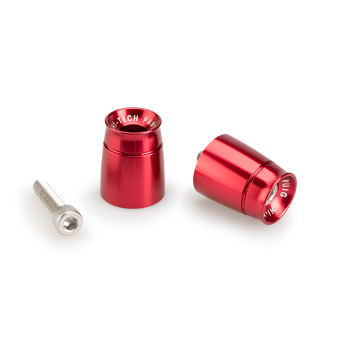 Puig Bar End Aluminum Mod.Sport Kawasaki (Red)