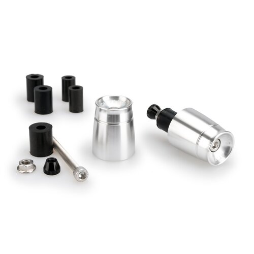 Puig Bar End Aluminum Mod.Sport Universal (Silver)