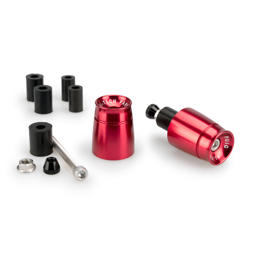 Puig Bar End Aluminum Mod.Sport Universal (Red)